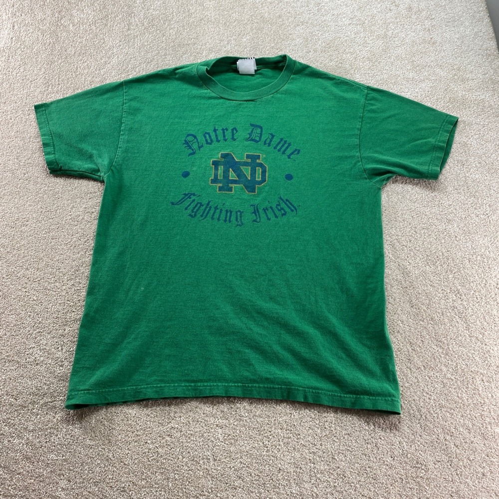 Team Edition Notre Dame Shirt Mens Large Green Fighting Irish Foot Locker